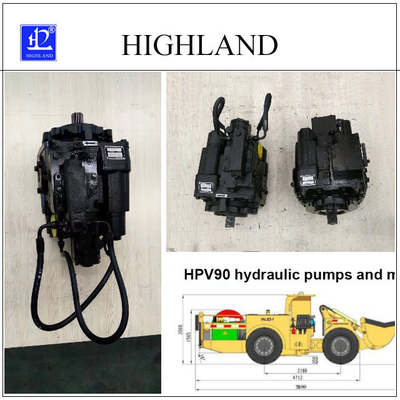 ปั๊มไฮดรอลิกสำหรับรถบรรทุกใต้ดินแรงดันสูง Pv22 Mv23