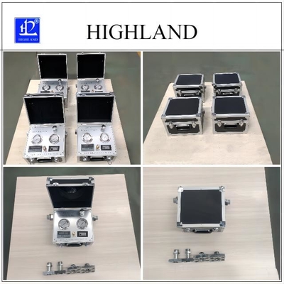 420bar Digital Hydraulic Flow Meter Tester สำหรับเครื่องจักรก่อสร้าง 500L/Min Flow