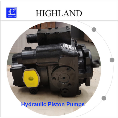 Highland HPV90 42Mpa ความดันไฮดรอลิกลูกสูบปั๊มควบคุมด้วยมือ
