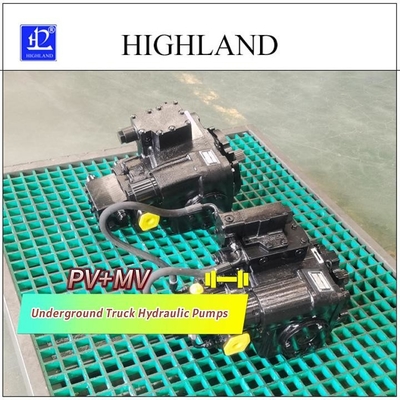 PV22 MV23 ปั๊มไฮดรอลิกสำหรับรถบรรทุกใต้ดิน เพิ่มผลผลิตสูงสุดในสภาพแวดล้อมที่เลวร้าย