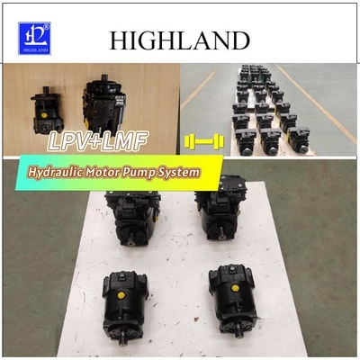 HIGHLAND เครื่องเก็บเกี่ยว เครื่องขุด เครื่องปั๊มไฮดรอลิก ระบบมอเตอร์ โครงสร้างแกน