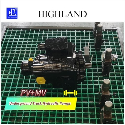 โรงเรือนเหล็กเหล็กหล่อ รถบรรทุกใต้ดิน ปั๊มไฮดรอลิก PV22 MV23