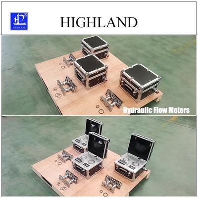 HIGHLAND เครื่องผสมซีเมนต์ เครื่องวัดระบายน้ําแสดงข้อมูล 400L/Min การทดสอบอัตราการไหล