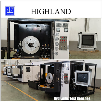 HIGHLAND ถ่านหิน เบนจ์ทดสอบไฮดรอลิก อัตราการไหล 450 ล / นาที การทดสอบปั๊มไฮดรอลิกและมอเตอร์