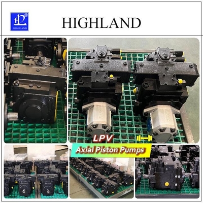 เครื่องปั๊มปั๊มไฮดรอลิกสีดํา ความดัน 35Mpa รับประกันผลงานระบบที่ดีที่สุด