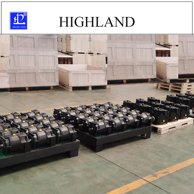กำลังสูงสุด 95KW รถเกี่ยวข้าวปั๊มน้ำมันไฮดรอลิกระบบมอเตอร์เลย์เอาต์ง่าย