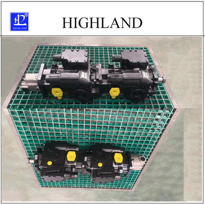ปั๊มไฮโดรลิคแบบตีคู่การควบคุมแบบแมนนวลตัวแปรดิสเพลสเมนต์ Axial Piston Pumps