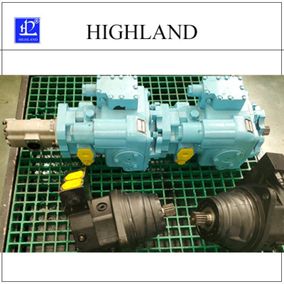 เครื่องเกี่ยวนวดการเกษตรควบคู่ปั๊มเกียร์ไฮดรอลิกทิศทางการหมุนซ้าย