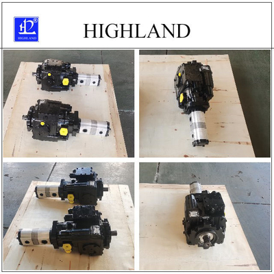 Axial Piston Cast Iron ปั๊มไฮดรอลิกเพื่อการเกษตรสำหรับรถเกี่ยวนวดข้าว