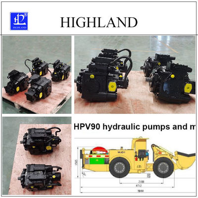 ไฮแลนด์ PV22 MV23 รถบรรทุกใต้ดิน ปั๊มไฮดรอลิก ความสามารถในการป้องกันมลพิษที่แข็งแรง