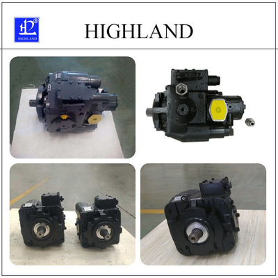 ปั๊มลูกสูบผสมคอนกรีตไฮดรอลิคเคลื่อนที่สูง Highland