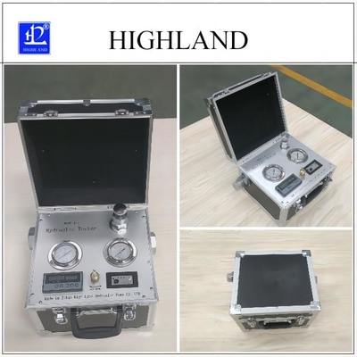 Highland MYHT-1-4 เครื่องวัดอัตราการไหลของไฮดรอลิกแบบพกพาแบบดิจิตอล ความดัน 42Mpa