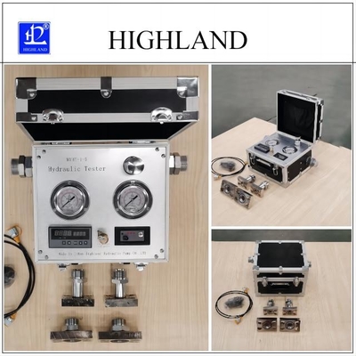 Highland MYHT-1-4 เครื่องวัดอัตราการไหลของไฮดรอลิกแบบพกพาแบบดิจิตอล ความดัน 42Mpa