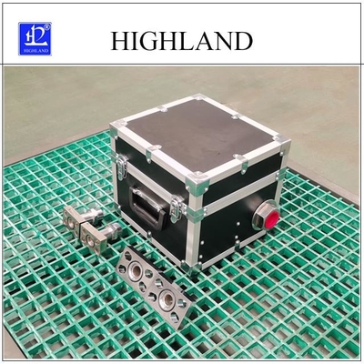 420bar Digital Hydraulic Flow Meter Tester สำหรับเครื่องจักรก่อสร้าง 500L/Min Flow