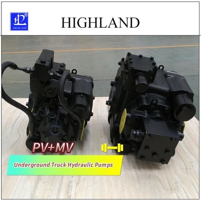 PV22 MV23 ปั๊มไฮดรอลิกสำหรับรถบรรทุกใต้ดินสำหรับเครื่องจักรยา