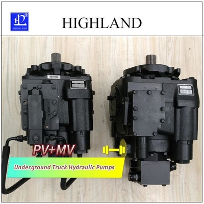 PV22 MV23 ปั๊มไฮดรอลิกสำหรับรถบรรทุกใต้ดิน เพิ่มผลผลิตสูงสุดในสภาพแวดล้อมที่เลวร้าย