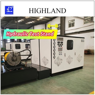 สถานทดสอบไฮดรอลิก 110kw ด้วยอัตราการไหล 450L / นาทีและข้อมูลการตรวจสอบที่ครบถ้วน