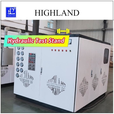 สถานทดสอบไฮดรอลิก 110kw ด้วยอัตราการไหล 450L / นาทีและข้อมูลการตรวจสอบที่ครบถ้วน