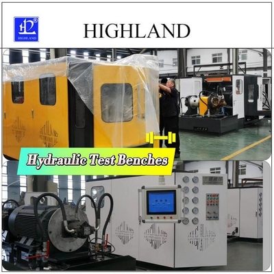 ม้านั่งทดสอบมอเตอร์ไฮดรอลิก HIGHLAND YST380 แท่นขุดเจาะแบบหมุนใช้งานง่าย