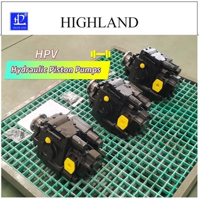 ไฮแลนด์ HPV90 ปั๊มพิมพ์พิสตองแกนไฮดรอลิกควบคุมด้วยมือ สําหรับเครื่องจักรเดิน