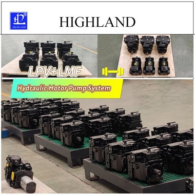 HIGHLAND เครื่องเก็บเกี่ยว เครื่องขุด เครื่องปั๊มไฮดรอลิก ระบบมอเตอร์ โครงสร้างแกน