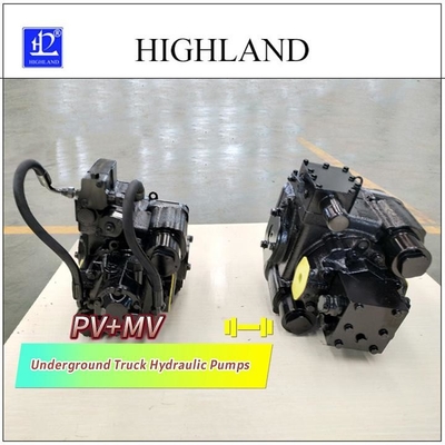 PV22 MV23 แหล่งปั๊มไฮดรอลิกของรถบรรทุกใต้ดินเหล็กเหล็กเหล็กที่มีความจืดสูงสุดและการรับประกัน 1 ปี