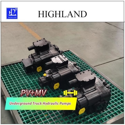 PV22 MV23 แหล่งปั๊มไฮดรอลิกของรถบรรทุกใต้ดินเหล็กเหล็กเหล็กที่มีความจืดสูงสุดและการรับประกัน 1 ปี
