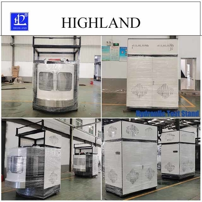 เครื่องเจาะหมุน เครื่องทดสอบไฮดรอลิก ด้วยโครงสร้างที่คอมพัคต์ 380 L/Min การทดสอบอัตราการไหลไฮดรอลิก มอเตอร์