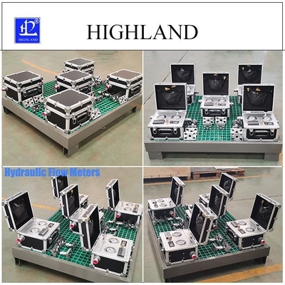 HIGHLAND เครื่องทดสอบไฮดรอลิกที่มีประสิทธิภาพสูง อัตราการไหลที่แม่นยําสําหรับเครื่องผสมซีเมนต์