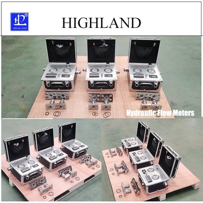 HIGHLAND ไฮดรอลิก Tester การทดสอบความปลอดภัย ไฮดรอลิกอัตราการไหลผ่านด้วยการแสดงข้อมูล