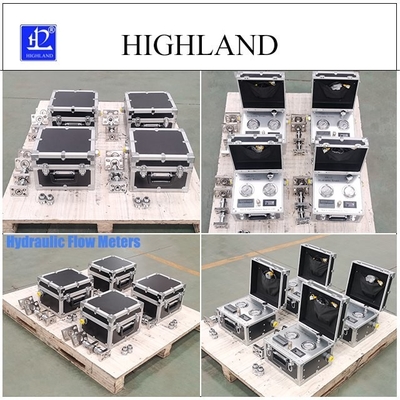 HIGHLAND ไฮดรอลิก Tester การทดสอบความปลอดภัย ไฮดรอลิกอัตราการไหลผ่านด้วยการแสดงข้อมูล