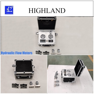HIGHLAND ไฮดรอลิก Tester การทดสอบความปลอดภัย ไฮดรอลิกอัตราการไหลผ่านด้วยการแสดงข้อมูล