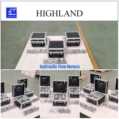 HIGHLAND เครื่องผสมซีเมนต์ เครื่องวัดระบายน้ําแสดงข้อมูล 400L/Min การทดสอบอัตราการไหล