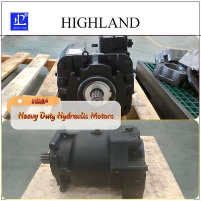 โรงเรือนเหล็กเหล็กเหล็ก Heavy Duty ไฮดรอลิกมอเตอร์ HMF90 การบํารุงรักษาง่ายสําหรับเครื่องบดเคลื่อนที่