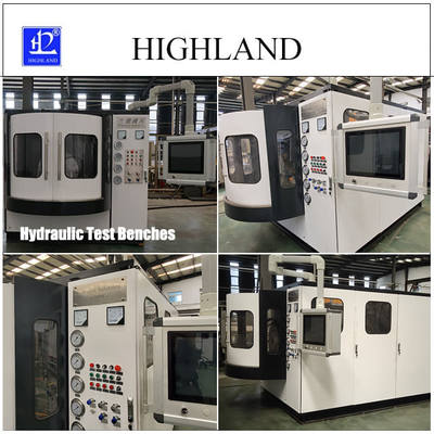 HIGHLAND ถ่านหิน เบนจ์ทดสอบไฮดรอลิก อัตราการไหล 450 ล / นาที การทดสอบปั๊มไฮดรอลิกและมอเตอร์