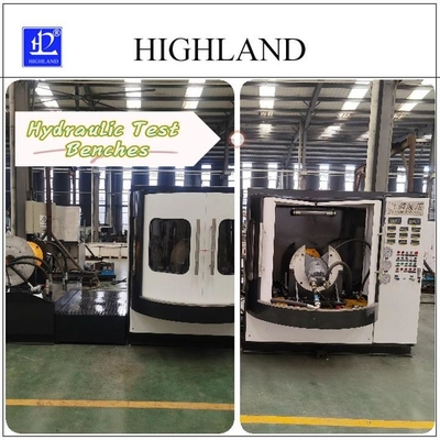 HIGHLAND เครื่องทดสอบไฮดรอลิก การปรับแต่งดีไซน์ ข้อดีในการกรองน้ํามันสูง