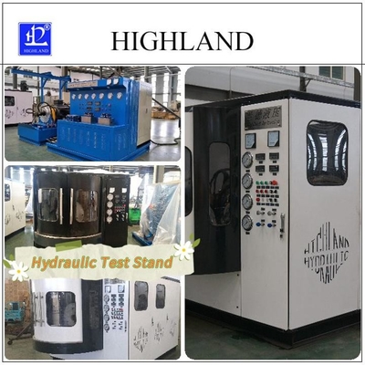 HIGHLAND ระบบทดสอบอุปกรณ์เครื่องทดสอบแบบไฮดรอลิก ด้วยความดัน 42 Mpa สําหรับการใช้งานอุตสาหกรรม