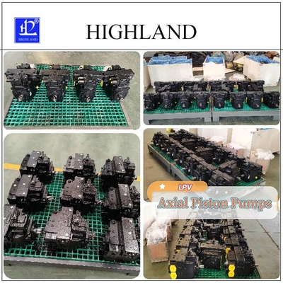 LPV90 ไฮโดรสแตตติก แบ่งส่ง ปั๊มพิสตันแกนสําหรับรถบรรทุกเครื่องผสม