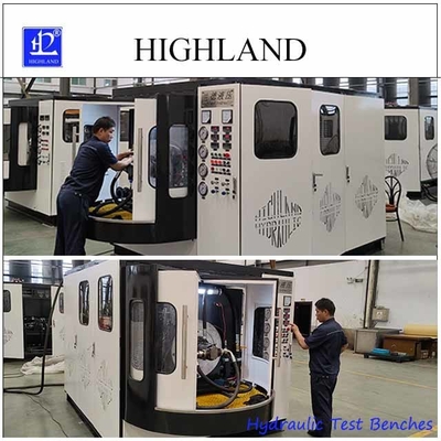 การทดสอบปั๊มไฮดรอลิกและมอเตอร์ด้วย 110 kW เบนจ์ทดสอบไฮดรอลิกอัตโนมัติเต็ม