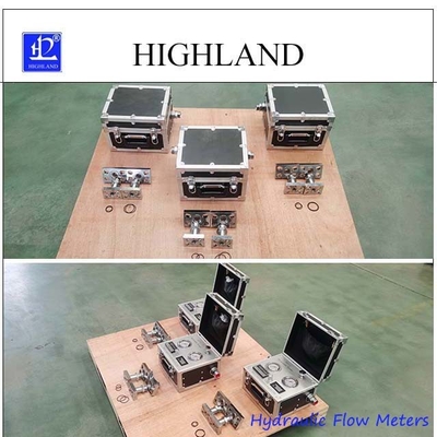 420 Bar Max Pressure Hydraulic Flow Meter สําหรับอัตราการไหลของการทดสอบ -20C ถึง 150C