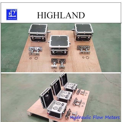 420 Bar Max Pressure Hydraulic Flow Meter สําหรับอัตราการไหลของการทดสอบ -20C ถึง 150C