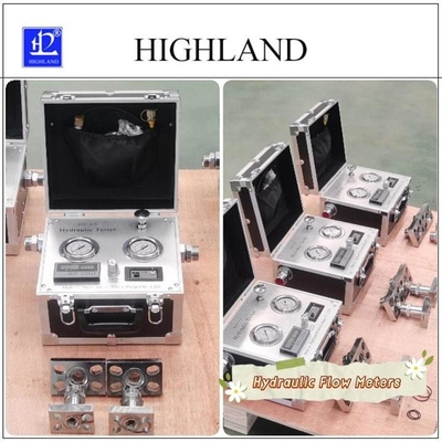 420 Bar Max Pressure Hydraulic Flow Meter สําหรับอัตราการไหลของการทดสอบ -20C ถึง 150C