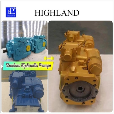 110cc/r ปั๊มไฮดรอลิก Tandem สําหรับเครื่องจักรการเกษตร