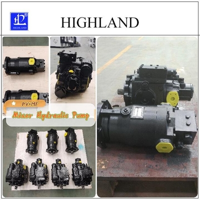 42mpa ความดันสูงสุด เครื่องบรรทุกผสม เครื่องปั๊มไฮดรอลิกสําหรับการผสมคอนกรีต