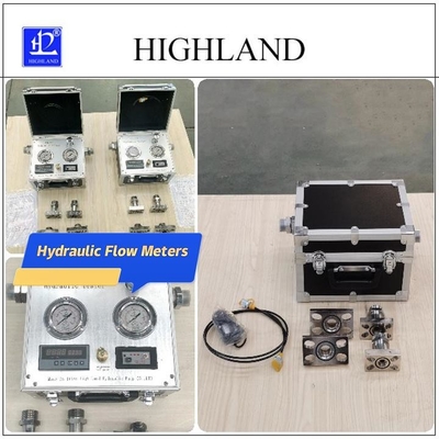 เครื่องทดสอบอัตราการไหลของไฮดรอลิก เครื่องวัดอัตราการไหลของไฮดรอลิก สําหรับรถหิมะ ความดันสูงสุด 420 บาร์