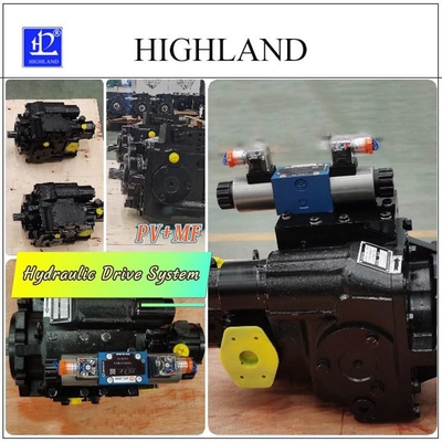 ปั๊มขับไฮดรอลิกที่แรงมาก แรงดันสูงสุด 42Mpa และพลังงานต่อเนื่อง 79KW