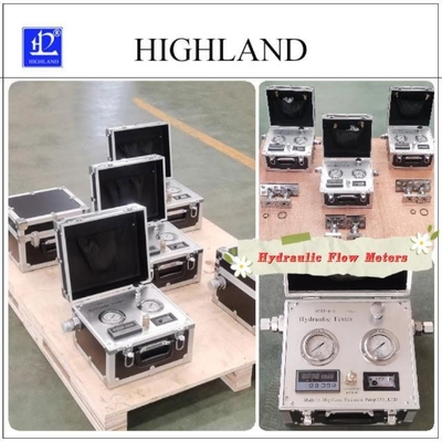 เครื่องทดสอบไฮดรอลิกอัตราการไหลสูง สําหรับความดันสูงสุด 420 บาร์ HIGHLAND Design