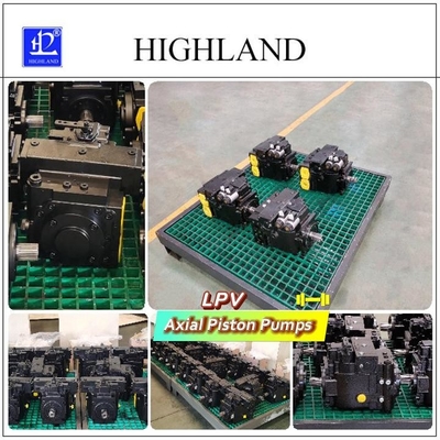 เครื่องปั๊มปั๊มไฮดรอลิกสีดํา ความดัน 35Mpa รับประกันผลงานระบบที่ดีที่สุด