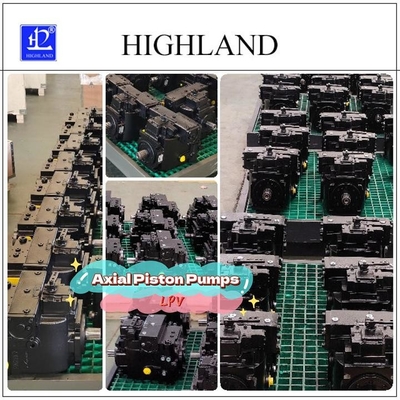 เครื่องปั๊มปั๊มไฮดรอลิกสีดํา ความดัน 35Mpa รับประกันผลงานระบบที่ดีที่สุด