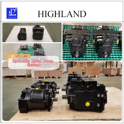 ระบบปั๊มมอเตอร์เหล็กเหล็กเหล็ก 149kw ในกรอบพลาวูด ส่วนประกอบไฮดรอลิก